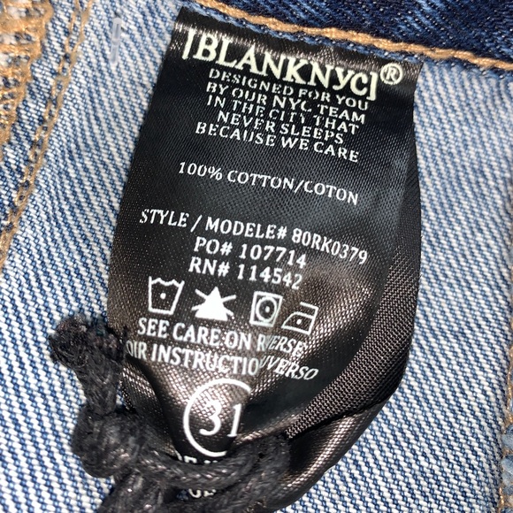 Blank NYC Denim Skirt Size 26 NWT - Picture 4 of 6